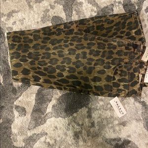 Pacsun leopard print jeans